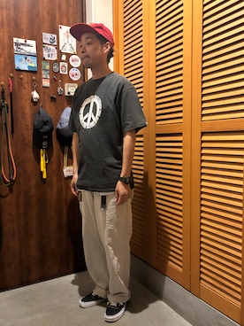 「アイテム（デジタル腕時計）」を使った、ジェノサイダスさん（メンズ・171cm）の夏コーディネート