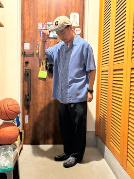 「Dickies（ディッキーズ）のアイテム」を使った、ジェノサイダスさん（メンズ・171cm）の夏コーディネート