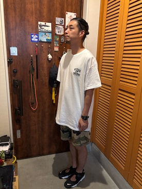 「アイテム（デジタル腕時計）」を使った、ジェノサイダスさん（メンズ・171cm）の夏コーディネート