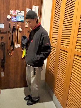 「アイテム（スリッポン）」を使った、ジェノサイダスさん（メンズ・171cm）の秋コーディネート