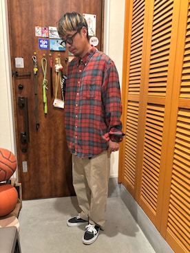 「L.L.Bean（エルエルビーン）のアイテム」を使った、ジェノサイダスさん（メンズ・171cm）の春コーディネート