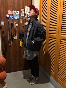 「アイテム（アナログ腕時計）」を使った、ジェノサイダスさん（メンズ・171cm）の秋コーディネート