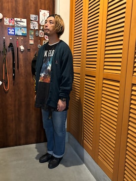 「MoonStar（ムーンスター）のアイテム」を使った、ジェノサイダスさん（メンズ・171cm）の冬コーディネート