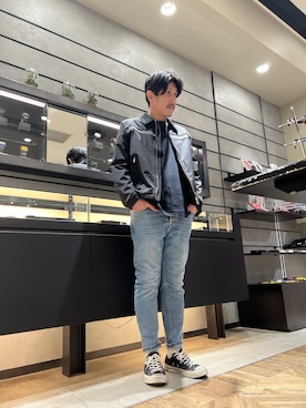 「DIESEL（ディーゼル）のアイテム（ブルゾン）」を使った、yoshidaaaaaさん（メンズ・178cm）の春コーディネート