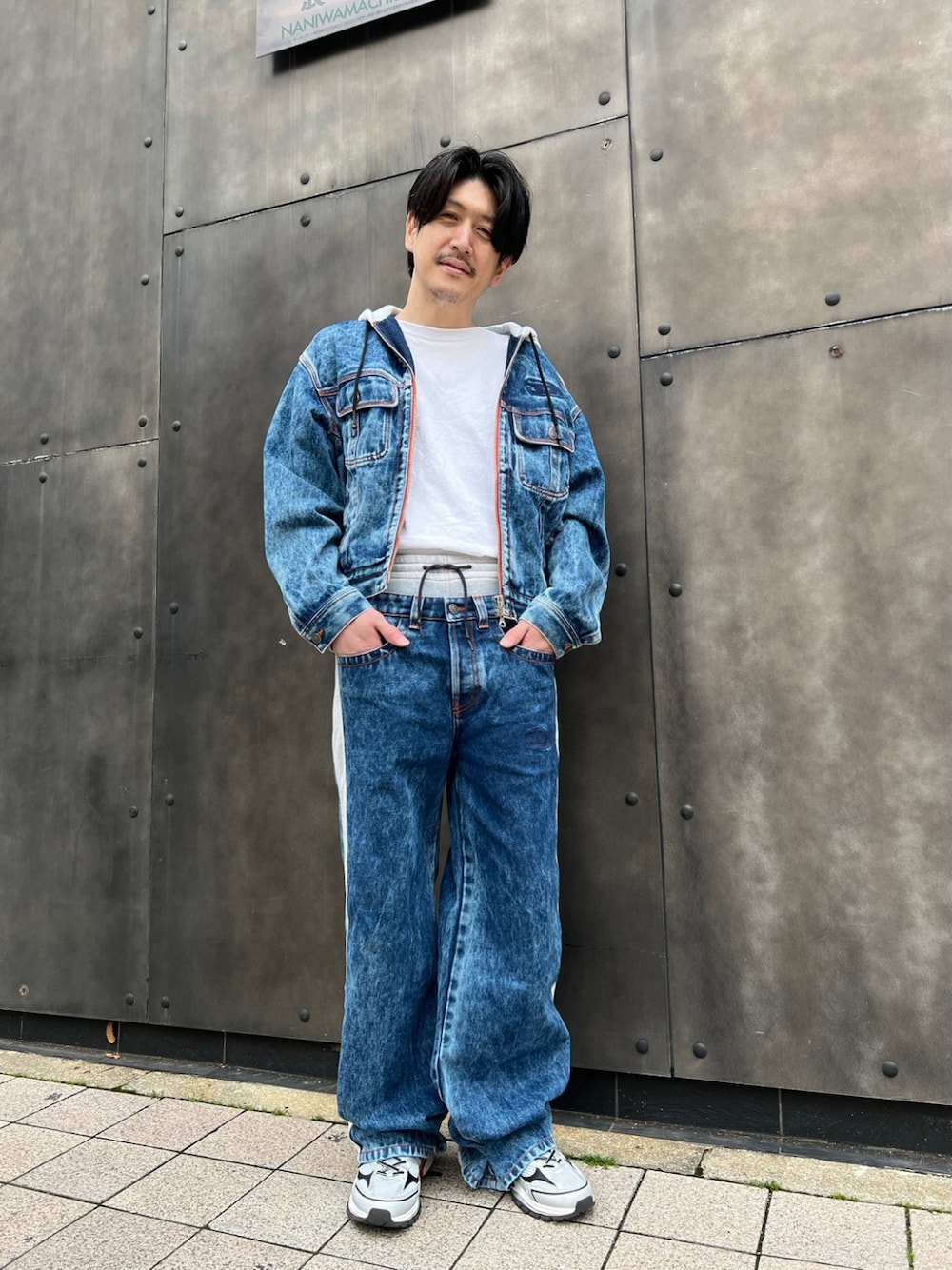 rei様　　DIESEL フード付きデニムジャケット XL DIESEL ディーゼル メンズ ジャケット デニムジャケット ボア