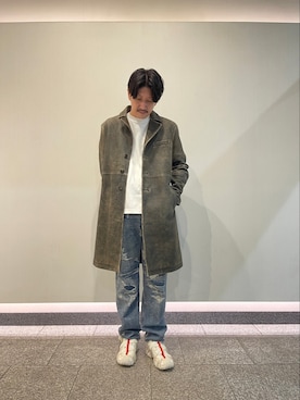 「DIESEL（ディーゼル）のアイテム（その他アウター）」を使った、yoshidaaaaaさん（メンズ・178cm）の秋コーディネート
