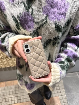 「アイテム（スマホケース/カバー）」を使った、mfactoryさん（レディース・158cm）の秋コーディネート