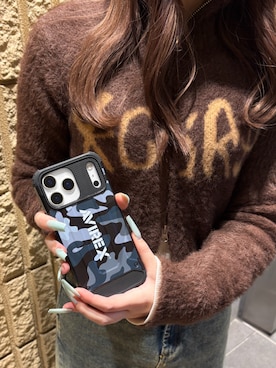 「アイテム（スマホケース/カバー）」を使った、mfactoryさん（レディース・158cm）の冬コーディネート