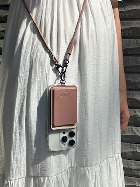 「アイテム（スマホグッズ）」を使った、mfactoryさん（レディース・168cm）の夏コーディネート
