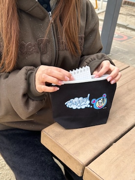 「ANGEL BLUE（エンジェルブルー）のエンジェルブルー 「デイリーポーチ」（ポーチ、その他）」を使った、mfactoryさん（メンズ・175cm）の春コーディネート