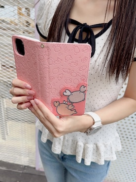 「アイテム（スマホケース/カバー）」を使った、mfactoryさん（レディース・158cm）の秋コーディネート