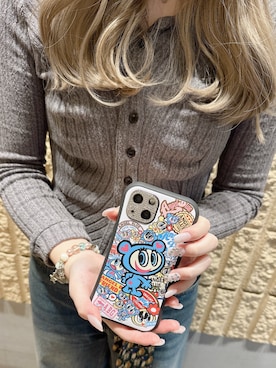 「アイテム（スマホケース/カバー）」を使った、mfactoryさん（レディース・158cm）の秋コーディネート