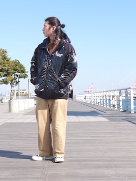 SASAMURAさん（メンズ・175cm）の冬コーディネート