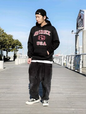 SASAMURAさん（メンズ・175cm）の冬コーディネート