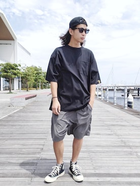 「AVIREX DEPOT」｜SASAMURAさん（メンズ・175cm）の夏コーディネート