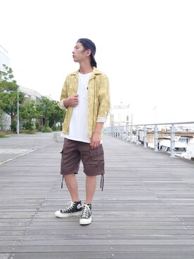 SASAMURAさん（メンズ・175cm）の夏コーディネート