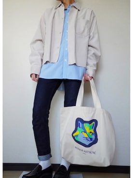 「JOURNAL STANDARD relume（ジャーナルスタンダード　レリューム）のアイテム（ブルゾン）」を使った、だいさん（メンズ・169cm）の春コーディネート