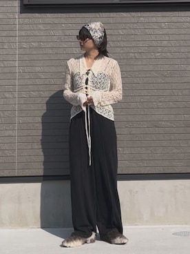 「VACANCY（ヴァカンシー）のアイテム」を使った、sayakaさん（レディース・163cm）の秋コーディネート