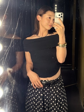「HANNE（アン）のアイテム」を使った、sayakaさん（レディース・163cm）の秋コーディネート