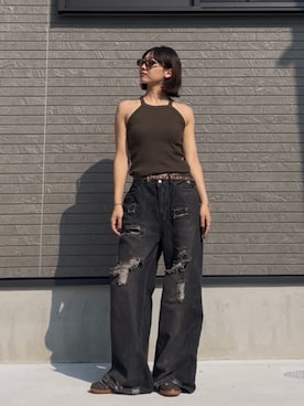 「FREE'S MART（フリーズマート）のアイテム」を使った、sayakaさん（レディース・163cm）の秋コーディネート