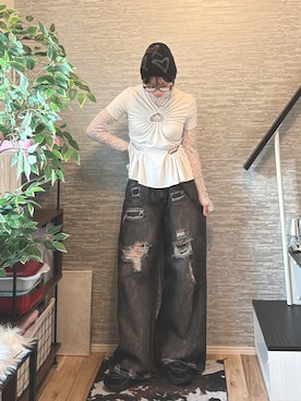 「アイテム（帽子）」を使った、sayakaさん（レディース・163cm・20代）の秋コーディネート