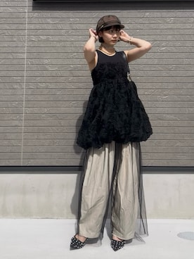 「アイテム（財布/小物）」を使った、sayakaさん（レディース・163cm・20代）の夏コーディネート