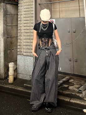 「アイテム（アクセサリー）」を使った、sayakaさん（レディース・163cm・20代）の夏コーディネート