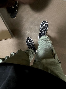 「A BATHING APE（アベイシングエイプ）のアイテム（スウェット）」を使った、BIG.Jさん（メンズ・175cm）の秋コーディネート