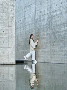 「H&M（エイチ・アンド・エム）のアイテム（ノーカラージャケット）」を使った、skz_156さん（レディース・154cm）の春コーディネート