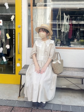 「Samansa Mos2（サマンサ モスモス）のアイテム」を使った、𝑌𝑢𝑟𝑖さん（レディース・152cm）の秋コーディネート