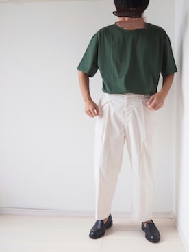 「MUJI」｜「アイテム（その他）」を使った、wacky17さん（メンズ・174cm）の夏コーディネート