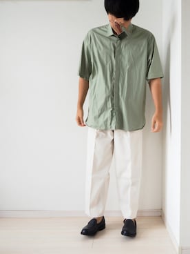 「POLYPLOID（ポリプロイド）のアイテム（トップス）」を使った、wacky17さん（メンズ・174cm）の秋コーディネート
