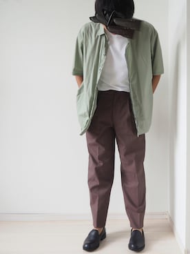 「POLYPLOID（ポリプロイド）のアイテム（トップス）」を使った、wacky17さん（メンズ・174cm）の秋コーディネート