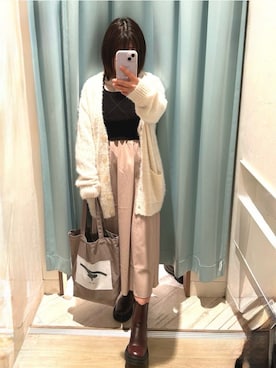 「アイテム（ワンピース/ドレス）」を使った、greenさん（レディース・155cm）の秋コーディネート