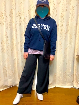 「アイテム（フォーマルスーツ/小物）」を使った、greenさん（レディース・155cm）の冬コーディネート