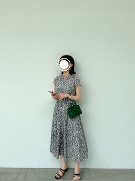「SHIPS（シップス）のアイテム（ワンピース/ドレス）」を使った、ぽんさん（レディース・157cm）の夏コーディネート