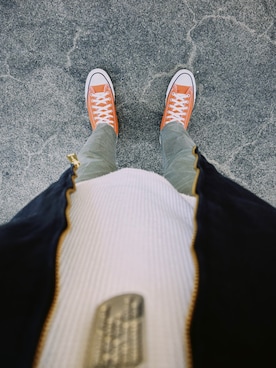 「Carhartt WIP（カーハートダブリューアイピー）のアイテム（ジャケット/アウター）」を使った、Tomoさん（メンズ・167cm）の秋コーディネート