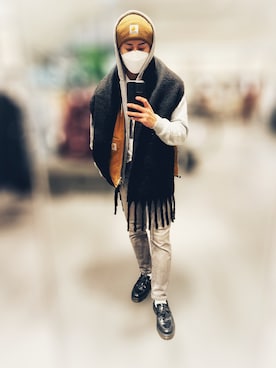 「Carhartt WIP（カーハートダブリューアイピー）のアイテム（ジャケット/アウター）」を使った、Tomoさん（メンズ・167cm）の秋コーディネート