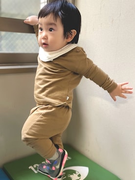 「next（next）のアイテム（パンツ）」を使った、hayatonさん（キッズ・70cm）の秋コーディネート