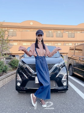 「H&M（エイチ・アンド・エム）のアイテム（ピアス（両耳用））」を使った、YURIKOさん（レディース・166cm）の秋コーディネート