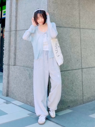 「Starting Over(スターティングオーバー)のoriginal silver ring(リング)」を使った、ほのかりんさん(レディース・166cm)の夏コーディネート