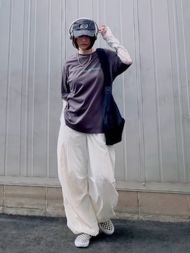 「アイテム（アクセサリー）」を使った、ほのかりんさん（レディース・166cm）の夏コーディネート