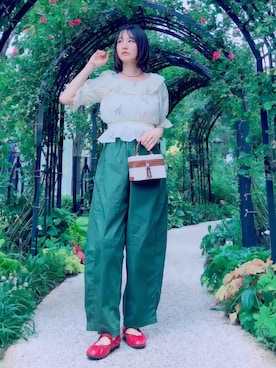 「GU（ジーユー）のアイテム」を使った、ほのかりんさん（レディース・166cm）の春コーディネート