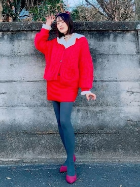 「COLONY 2139（コロニートゥーワンスリーナイン）のアイテム」を使った、ほのかりんさん（レディース・166cm）の冬コーディネート