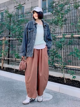 ほのかりんさん（レディース・166cm）の春コーディネート