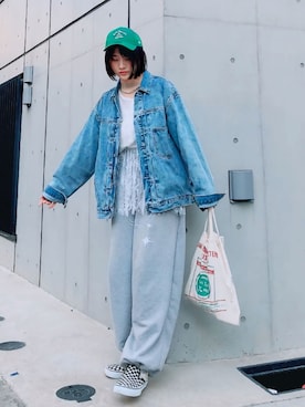 「アイテム（スカート）」を使った、ほのかりんさん（レディース・166cm）の春コーディネート