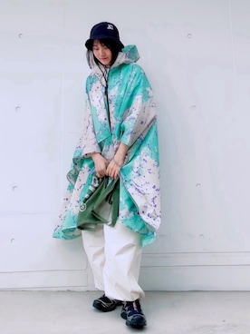 「SALOMON（サロモン）のアイテム」を使った、ほのかりんさん（レディース・166cm）の春コーディネート