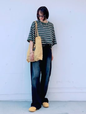 「アイテム（ネックレス）」を使った、ほのかりんさん（レディース・166cm）の夏コーディネート