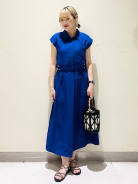 「OPAQUE.CLIP（オペークドットクリップ）のアイテム」を使った、みきちぃさん（レディース・161cm）の夏コーディネート