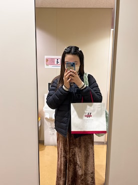 「DANTON（ダントン）のアイテム（ノーカラージャケット）」を使った、ハルさん（レディース・160cm）の秋コーディネート